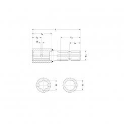 Walterscheid® Reducer KWP 1 3/8-6 - 1043172 