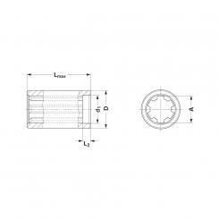 Walterscheid® Hub KNP 1 3/4-6 - 1045416 