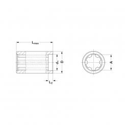 Walterscheid® Hub KNP 6x21x25 - 1105240 