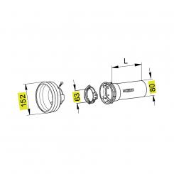 Walterscheid® Safety guard half outer SCH 25 - 1109840 
