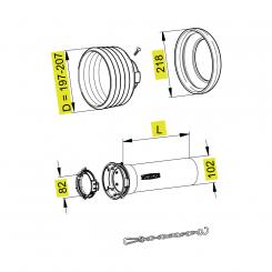 Walterscheid® Safety guard half outer SDH 35 - 1116606 