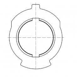 Walterscheid® Thrust plate K 62/2 - 1117443 