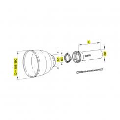 Walterscheid® Safety guard half outer SCH 25 - 1166095 