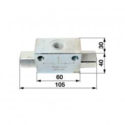Walterscheid® Alternating check valve - 1202997 