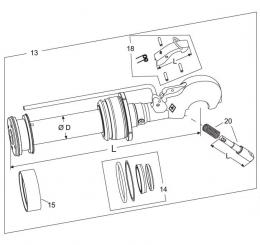 Walterscheid® Piston rod C-130DC Cat.4 - 1207344