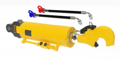 Walterscheid® Hydraulic top link set with shock fromsorber HOLGH-C-105DS - 1208439 