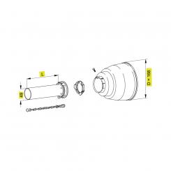 Walterscheid® Safety guard half inner SCH 05 - 1368021 