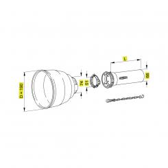Walterscheid® Safety guard half outer SCH 15 - 1368365 