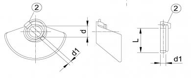 Walterscheid® Retractfromle connector 45 - 1095409 