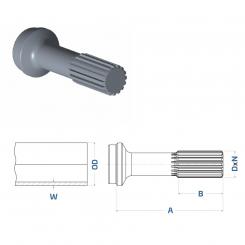 Mechanics® Necked Stub End – 2081165 