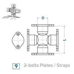 Uni-Cardan® – Round Bearing Universal Joint – 15742 