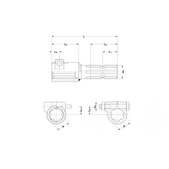 Walterscheid® Reducer KWP 1 3/8-6 - 1083505