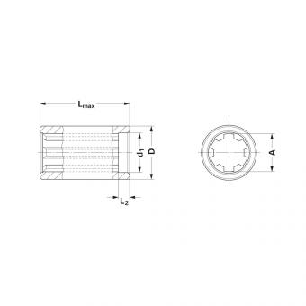 Walterscheid® Hub KNP 6x21x25 - 1105240