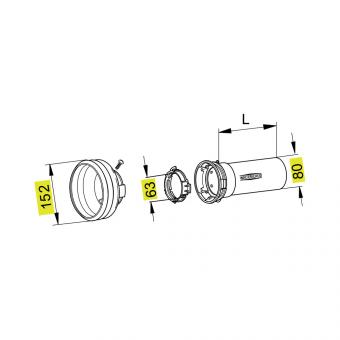 Walterscheid® Safety guard half outer SCH 25 - 1109840