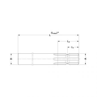 Walterscheid® Profile ZWP 1 3/4-20 - 1111069