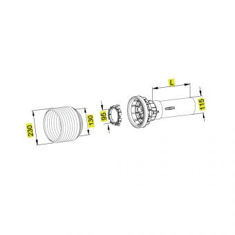 Walterscheid® Safety guard half outer PGH 30V - 1113020