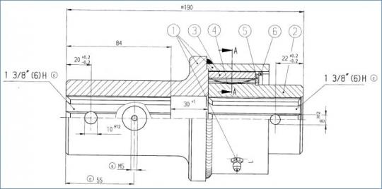Walterscheid® Overrunning clutch EF 5/1L - 1114001