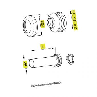 Walterscheid® Safety guard half inner SDH 35 - 1116452