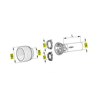 Walterscheid® Safety guard half outer PGH 20 - 1116466