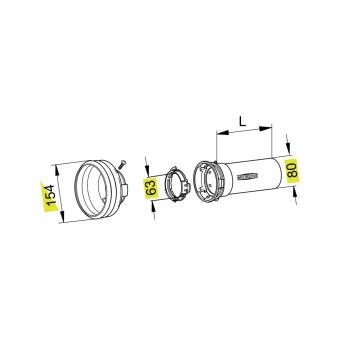 Walterscheid® Safety guard half outer SCH 25 - 1116539