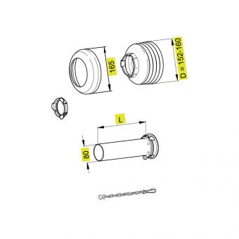 Walterscheid® Safety guard half inner SDH 25/1 - 1116602