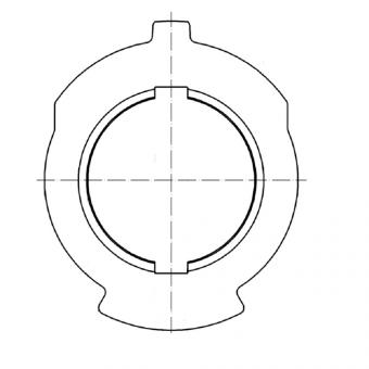 Walterscheid® Thrust plate K 62/2 - 1117443