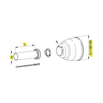 Walterscheid® Safety guard half inner SCH 25 - 1166092