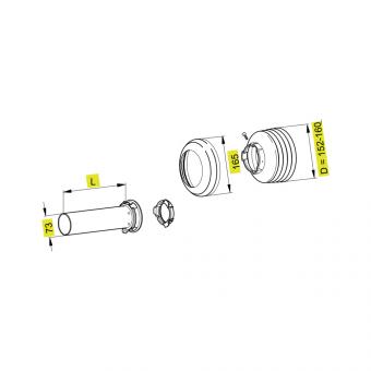 Walterscheid® Safety guard half inner SDH 25 - 1190053