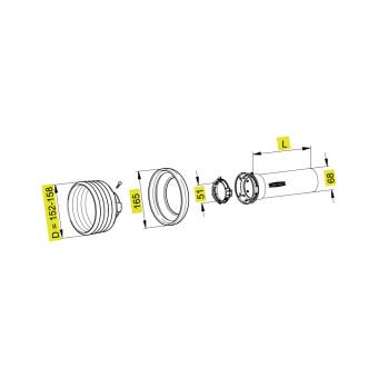 Walterscheid® Safety guard half outer SDH 15 - 1199914