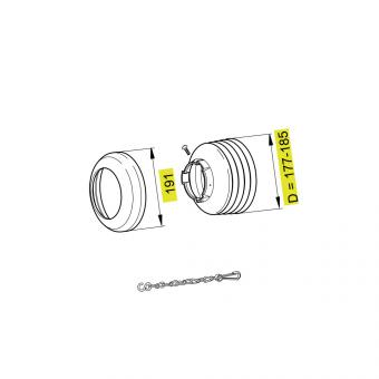 Walterscheid® Safety guard half inner SDH 25 - 1199915