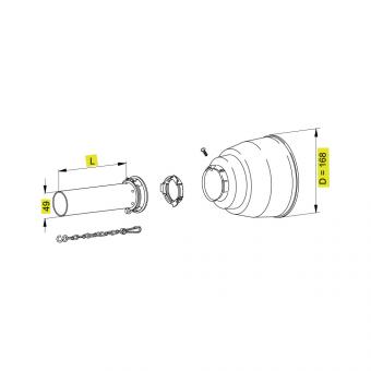 Walterscheid® Safety guard half inner SCH 05 - 1368021