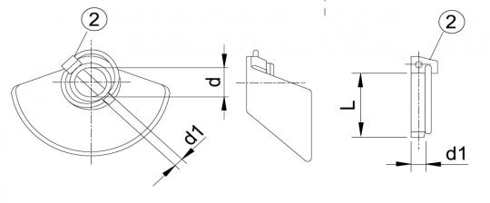 Walterscheid® Retractfromle connector 45 - 1095409