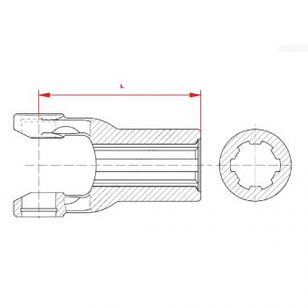 Walterscheid® Hub yoke NG 2200 - 1196974