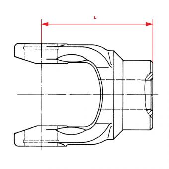 Walterscheid® Hub yoke NG 2300 - 1041647