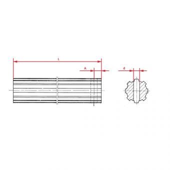 Walterscheid® Profile KWP 8x36x42V - 1173830