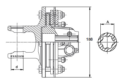 Walterscheid® Friction clutch K 90T - 1156544