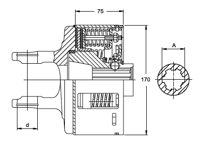 Walterscheid® Friction clutch K 96 - 1112476